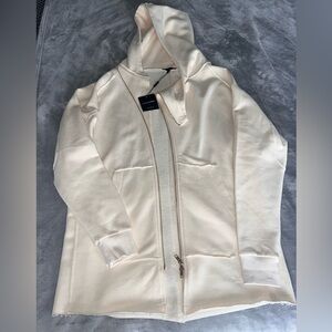Brand New Jluxlabel Ivory Beige fleece unisex hoodie.